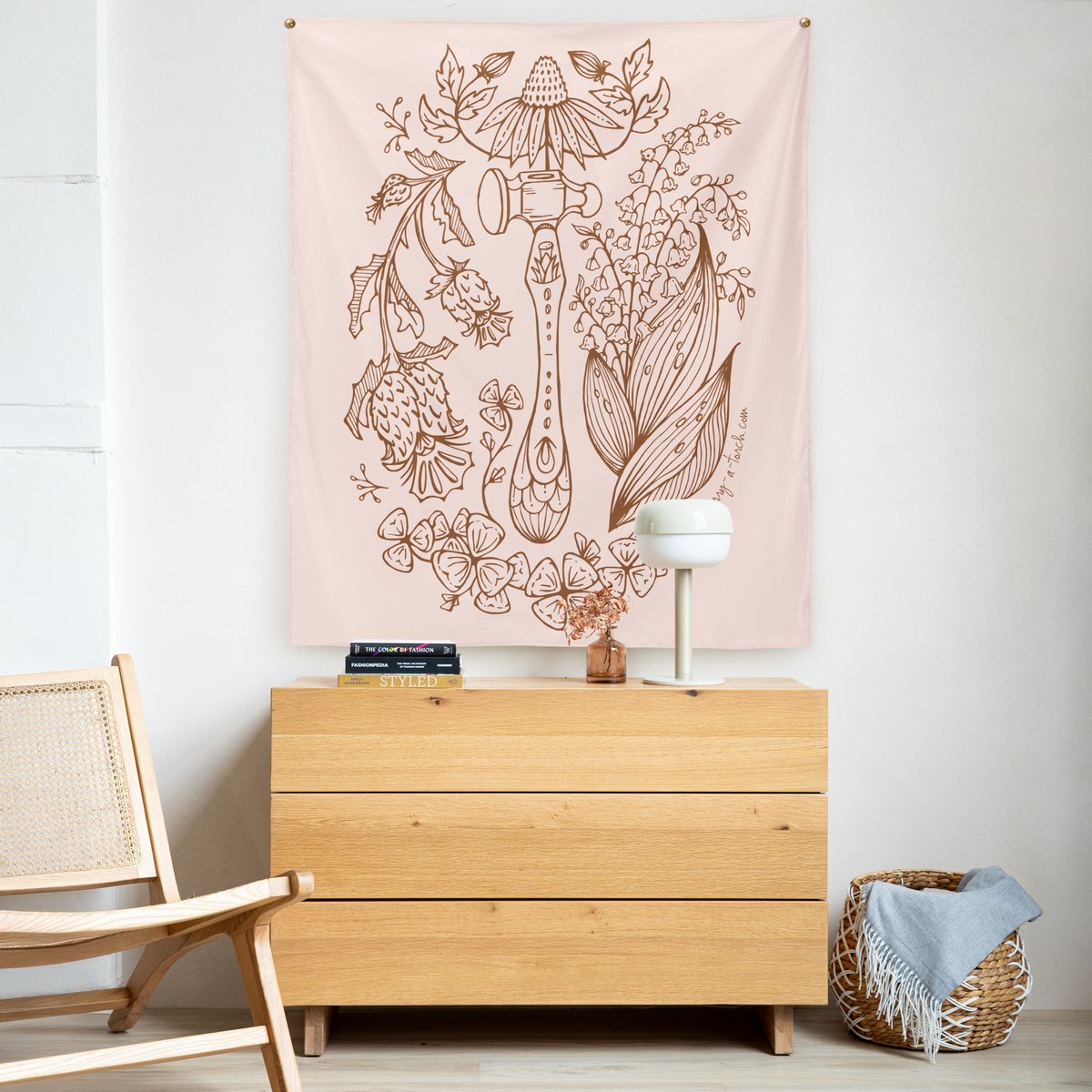 HAMMER // Folk Art Wall Tapestry