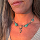 Carved Kingman + Cantera Opal // Statement Choker No. 4