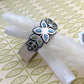 Nordic Garden Bracelet // Silver, Silk + Leather