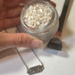 Petite Crystal Point Necklace // Mother of Pearl Inlay