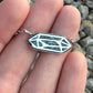 Petite Crystal Point Necklace // Mother of Pearl Inlay