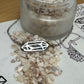 Petite Crystal Point Necklace // Mother of Pearl Inlay
