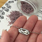Petite Crystal Point Necklace // Ruby Inlay