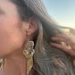 Beaded and Boho Earrings // Abstract Plumes