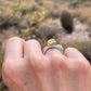 Citrine Cross Ring // Size 6