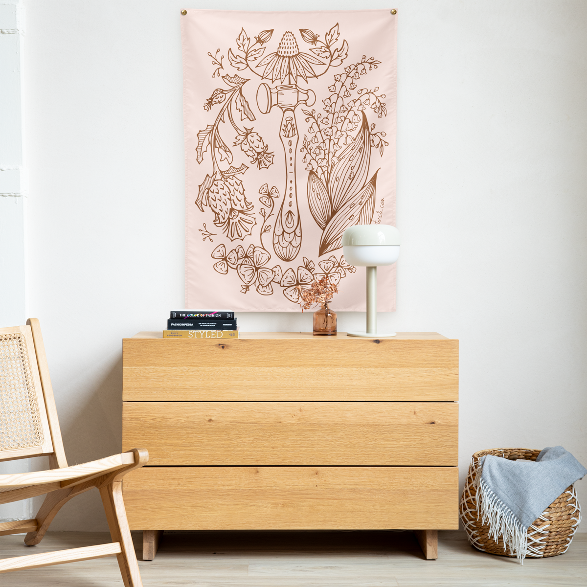 HAMMER // Folk Art Wall Tapestry