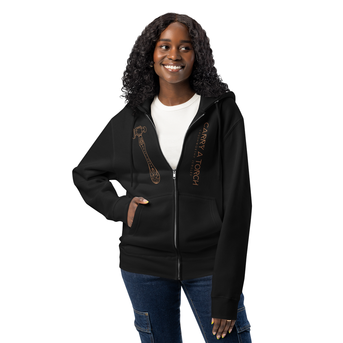 HAMMER // Premium full zip hoodie