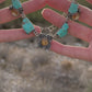 Carved Kingman + Brandy Citrine // Statement Choker No. 2