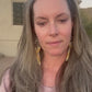 Beaded and Boho Earrings // Abstract Plumes
