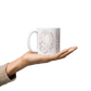 SAW + TORCH + ANVIL // White glossy mug