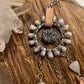 Dream Catcher Talisman Necklace // Grey